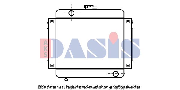 AKS DASIS Radiaator,mootorijahutus 120030N